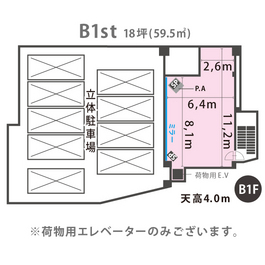 B1st（B1F）レイアウト図