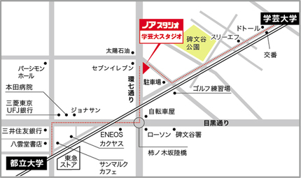 Gakugeiki studio map